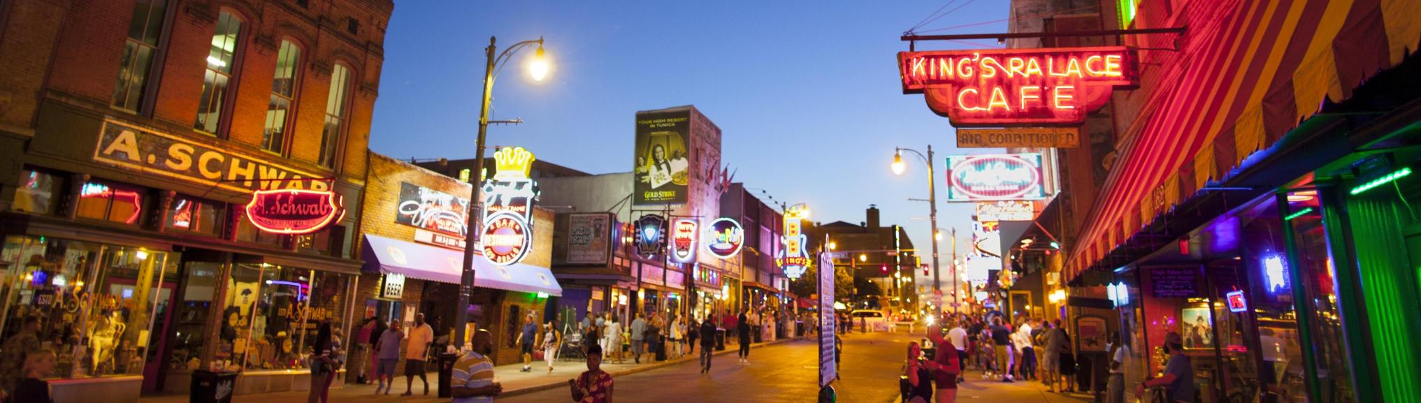 USA - Beale Street in Memphis