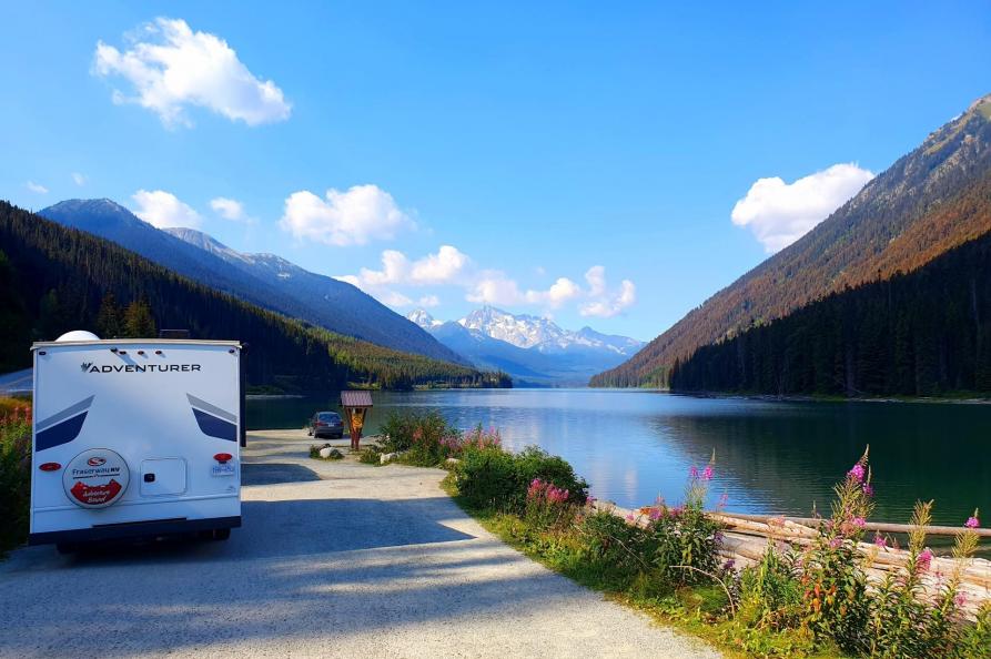 Canada - Fraserway camper bij Duffey Lake