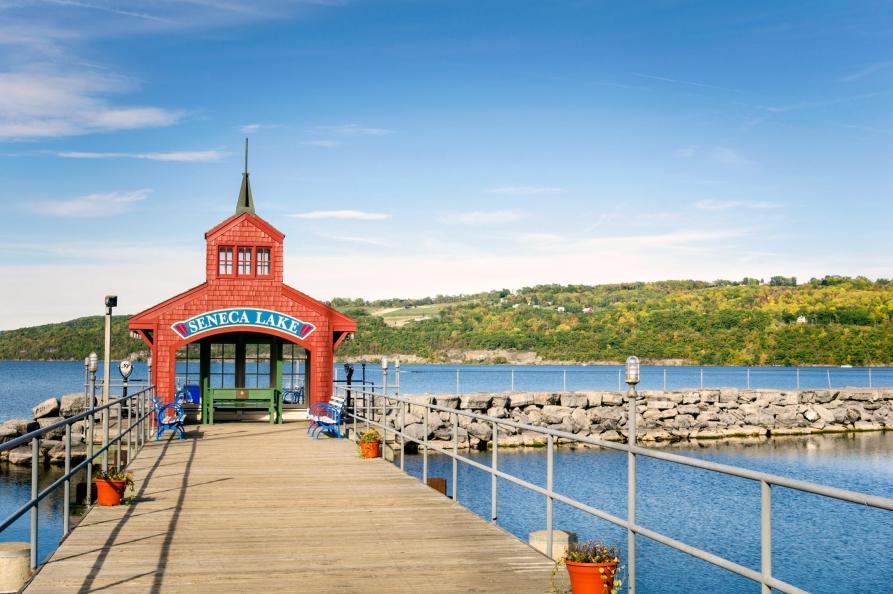 USA Finger Lakes Region in New York State