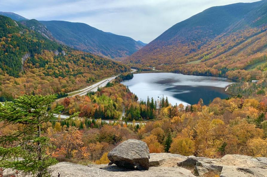 USA Franconia Notch in de White Mountains
