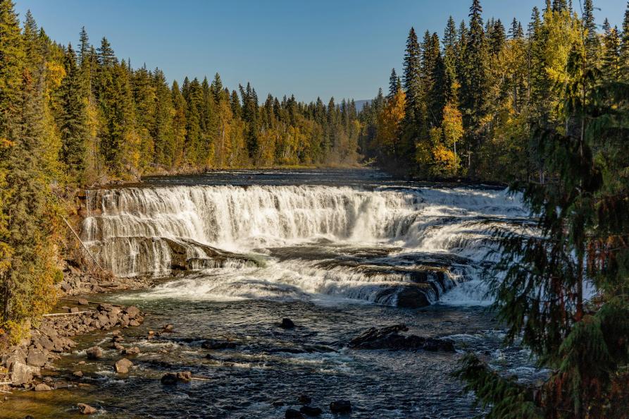 Canada Dawson Falls in Wells Gray Park